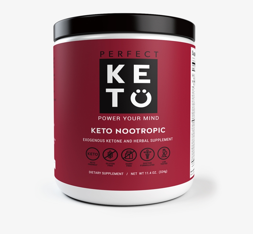 Nootropic Front 640x - Keto Nootropics, transparent png download
