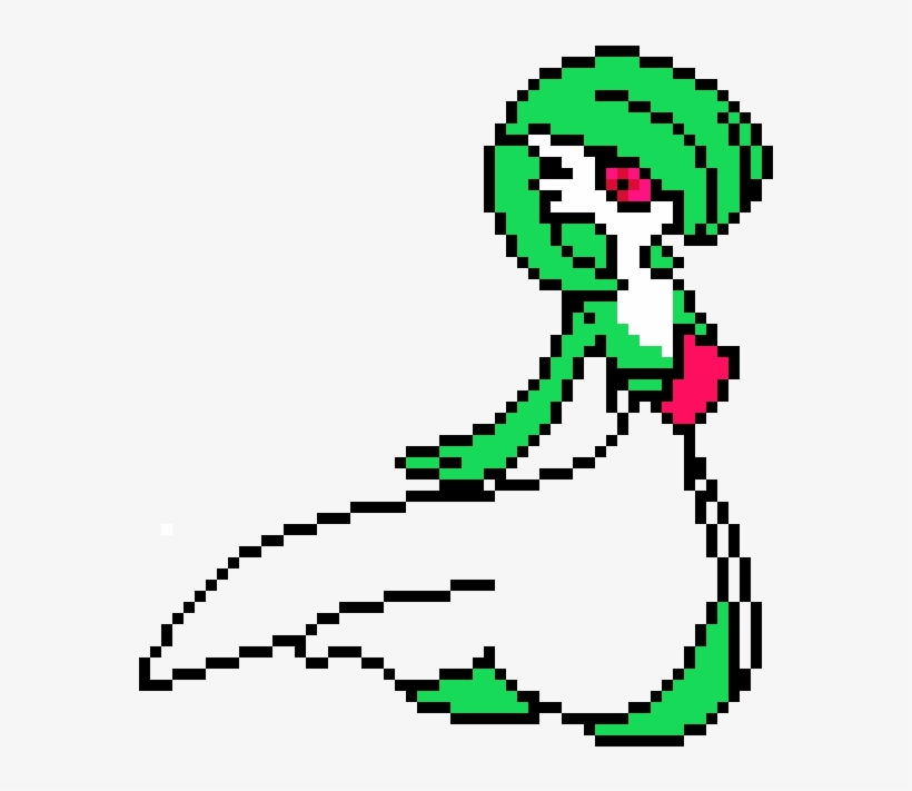 Gardevoir - Pixel Art Pokemon Gardevoir, transparent png download