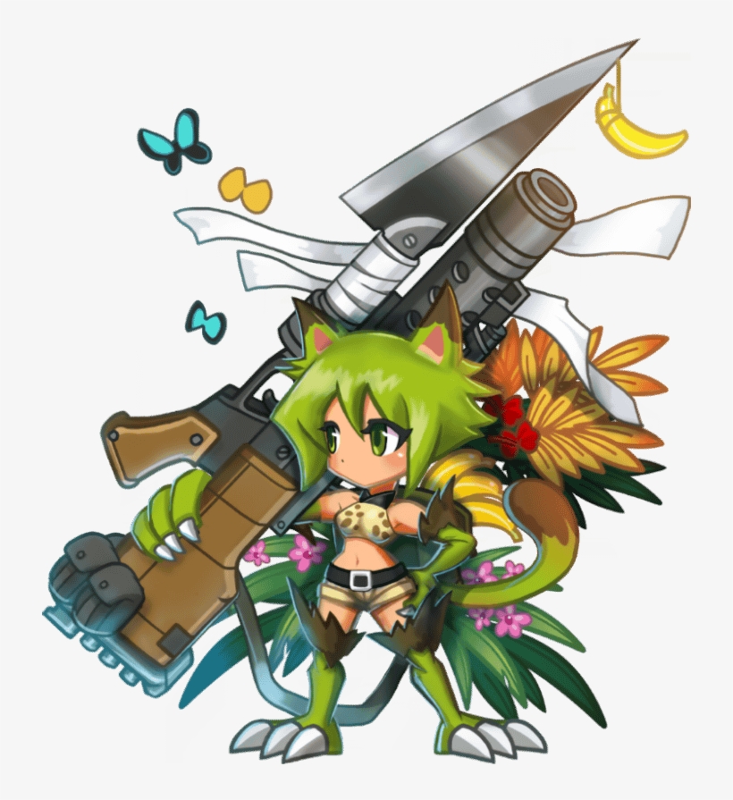 Nyan Slash Bayley - Bayley Brave Frontier, transparent png download