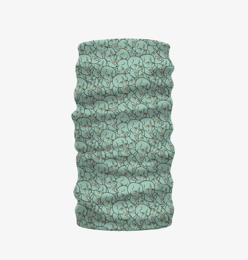 "handsome Squidward Neck Gaiter\ - Patchwork, transparent png download