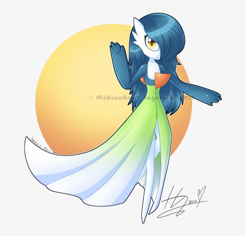 Elegant Gardevoir - Cartoon, transparent png download