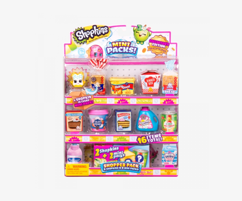 Shopkins Kids Toy Mini Packs Eight Pack Includes Eight, transparent png download