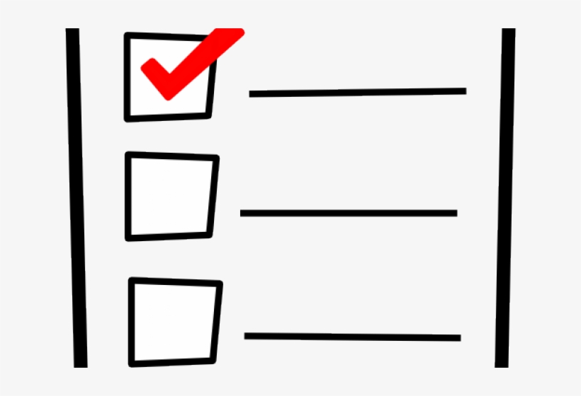 Love List Cliparts - Чек Лист, transparent png download