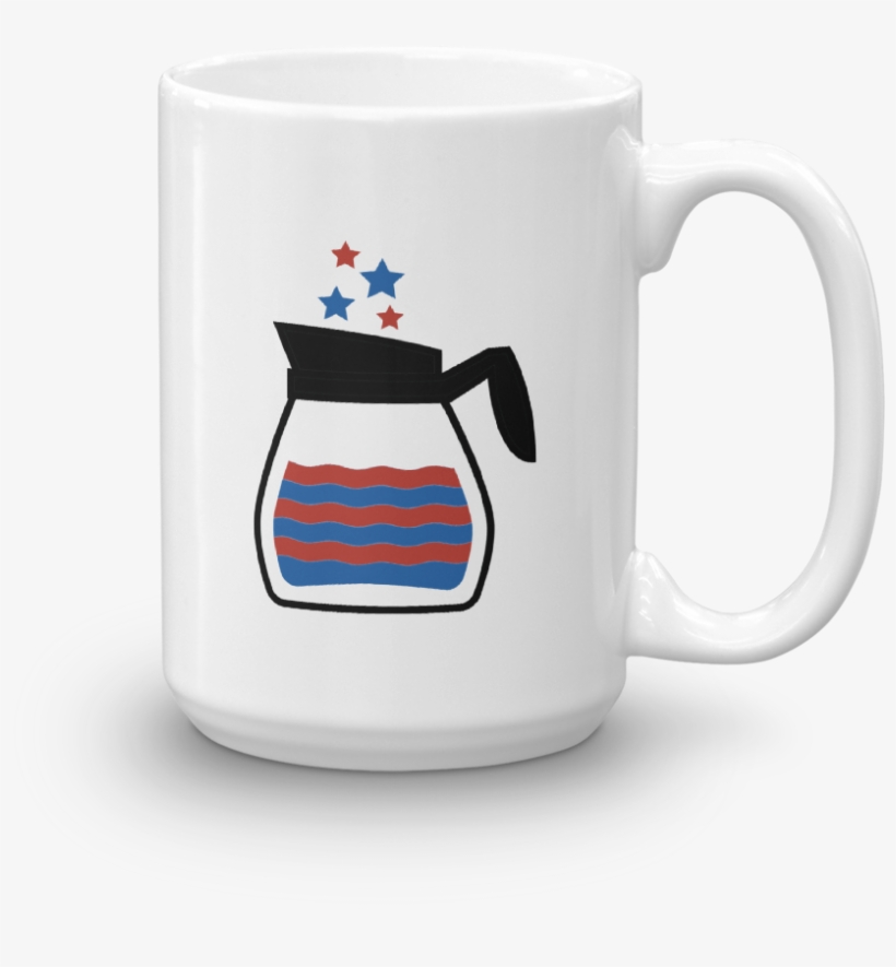 15 Oz Coffee Mug Back - Mug, transparent png download