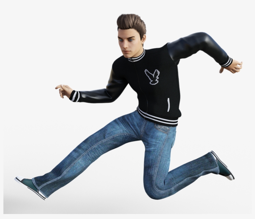 Person Jumping Png, transparent png download