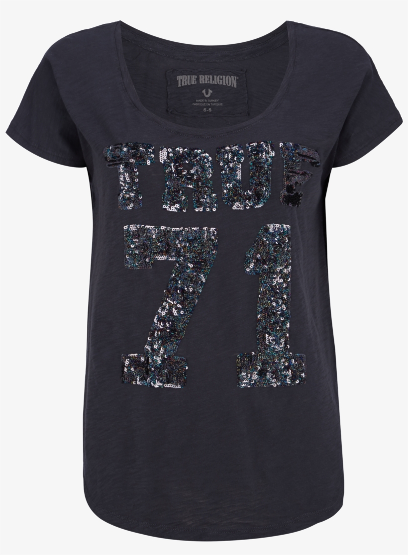 True-religion Shirt Mit Logo Aus Paillettenbesatz In - Blouse, transparent png download
