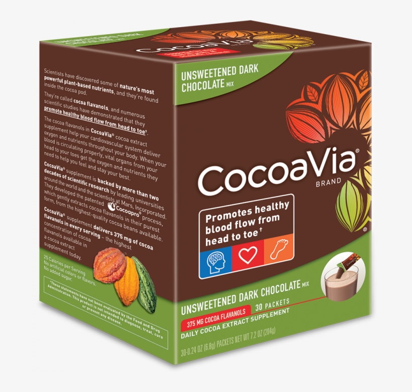 Cocoavia Dark Chocolate Bars, transparent png download