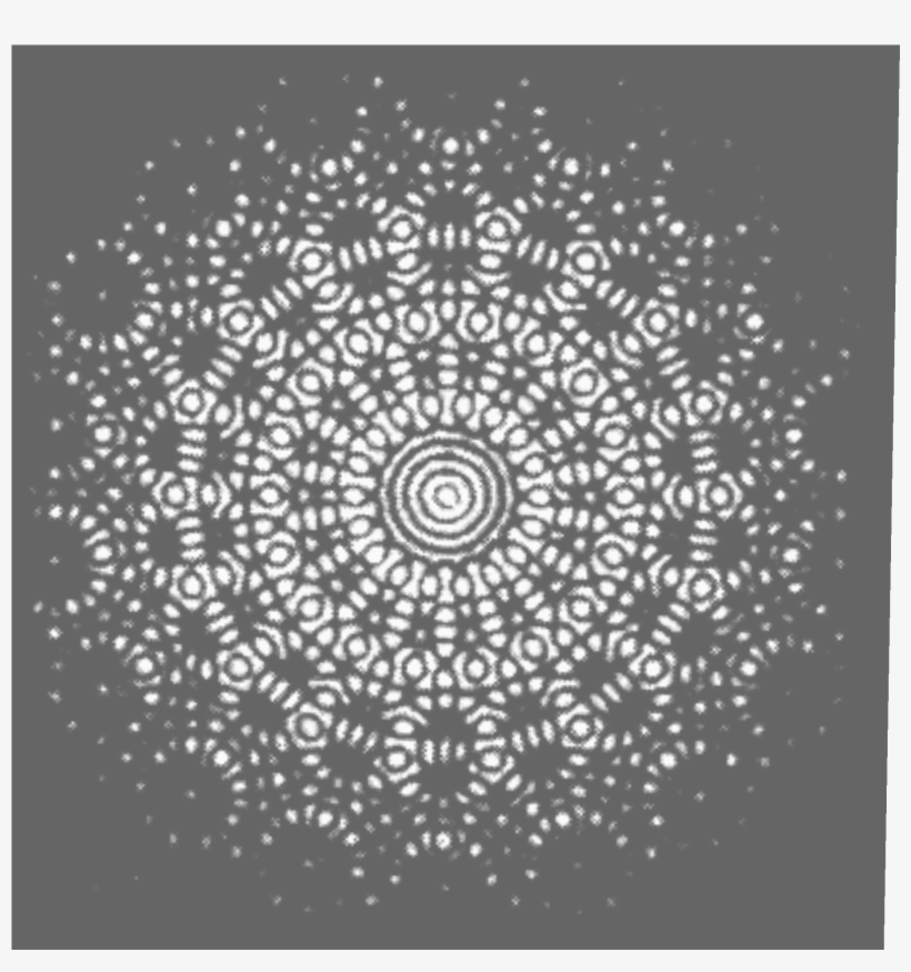 Quasi Rect421 18gon1b - Diffraction Pattern Of The Quasicrystal, transparent png download