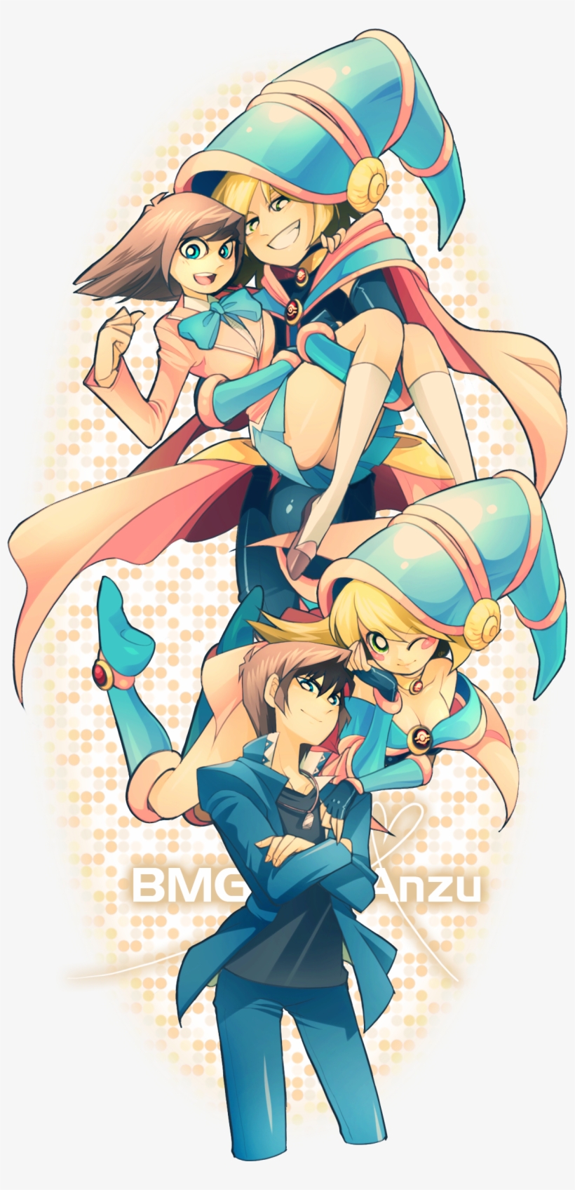 Resized To 73% Of Original Loading Dark Magician Girl - Téa Gardner Seto Kaiba, transparent png download