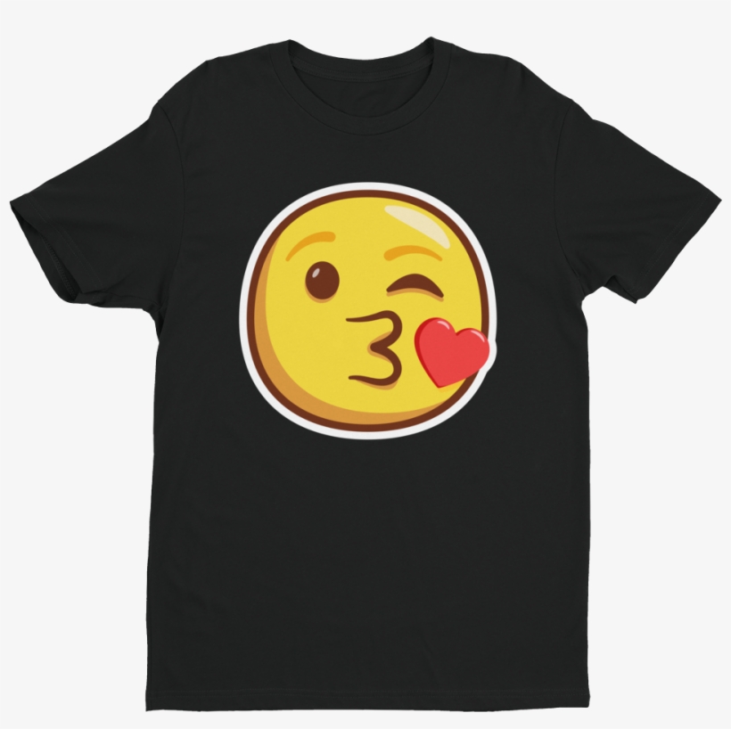 Wink And Kiss Emoji Short Sleeve Next Level T-shirt - Nah Rosa Parks Shirt Womens, transparent png download