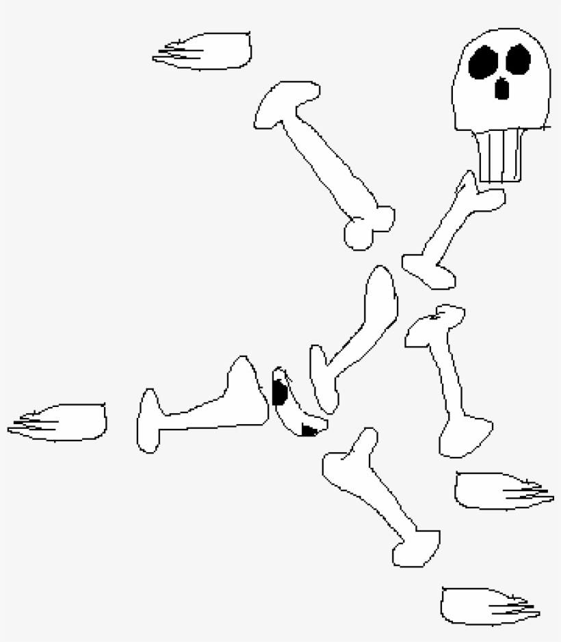 Dancing Skeleton - Illustration, transparent png download
