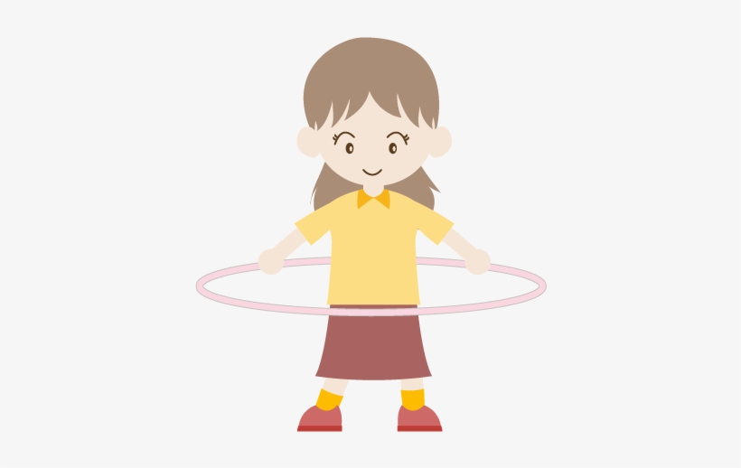 Hula Hoop / Girl - Hula Hoop, transparent png download