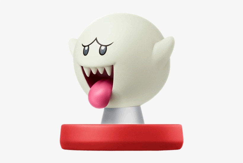 Nintendo Amiibo - Super Mario Amiibo Boo, transparent png download