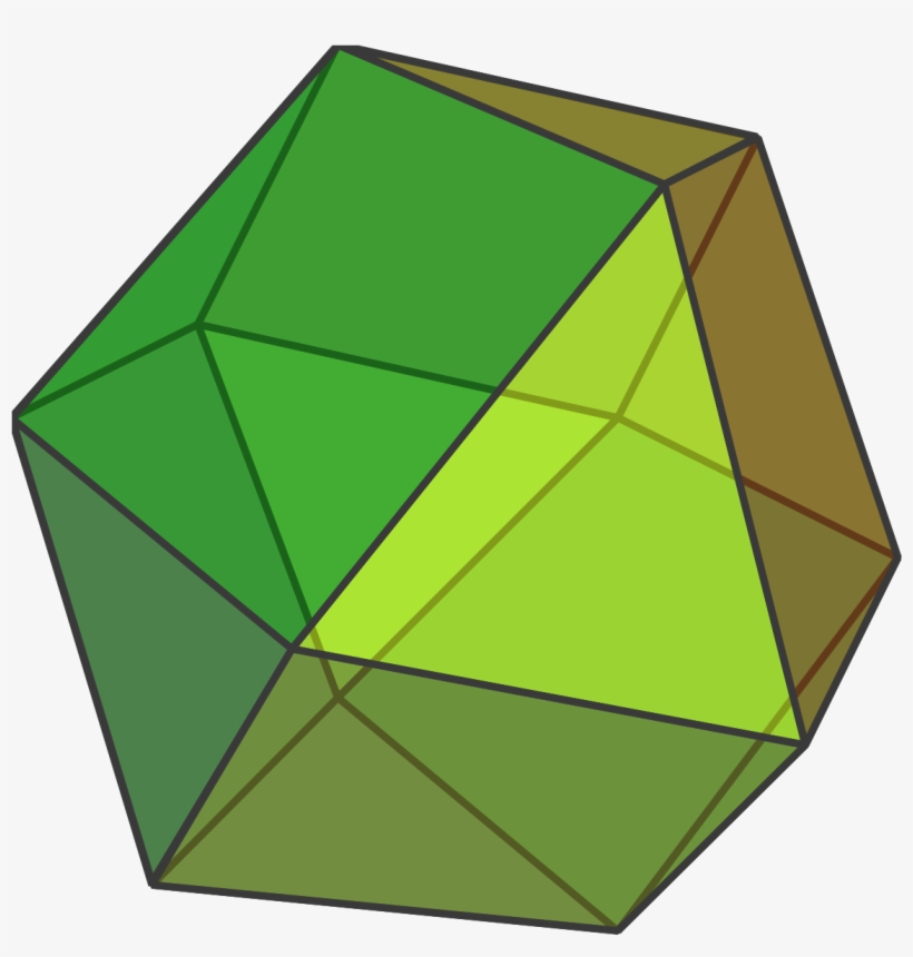 Bicupola Geometry Wikipedia - Cuboctahedron, transparent png download