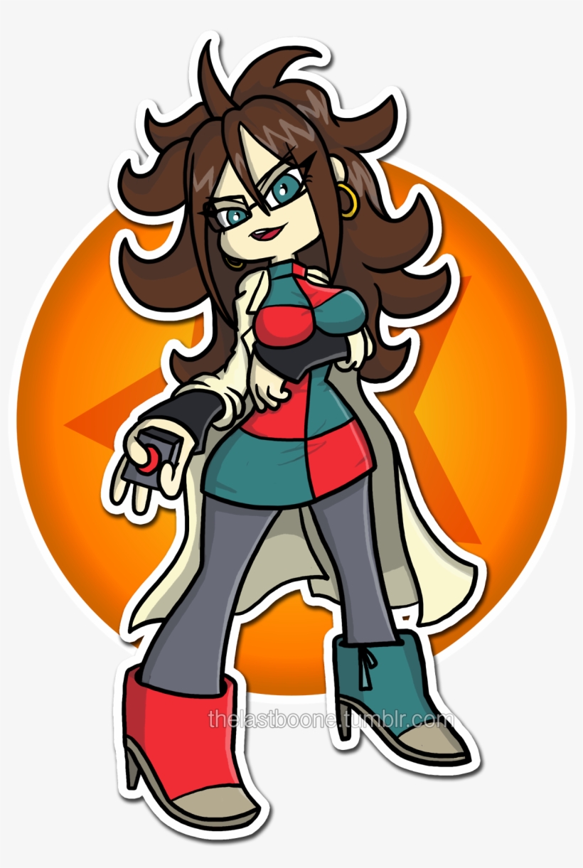 Android 21 Because Why Not - Cartoon, transparent png download