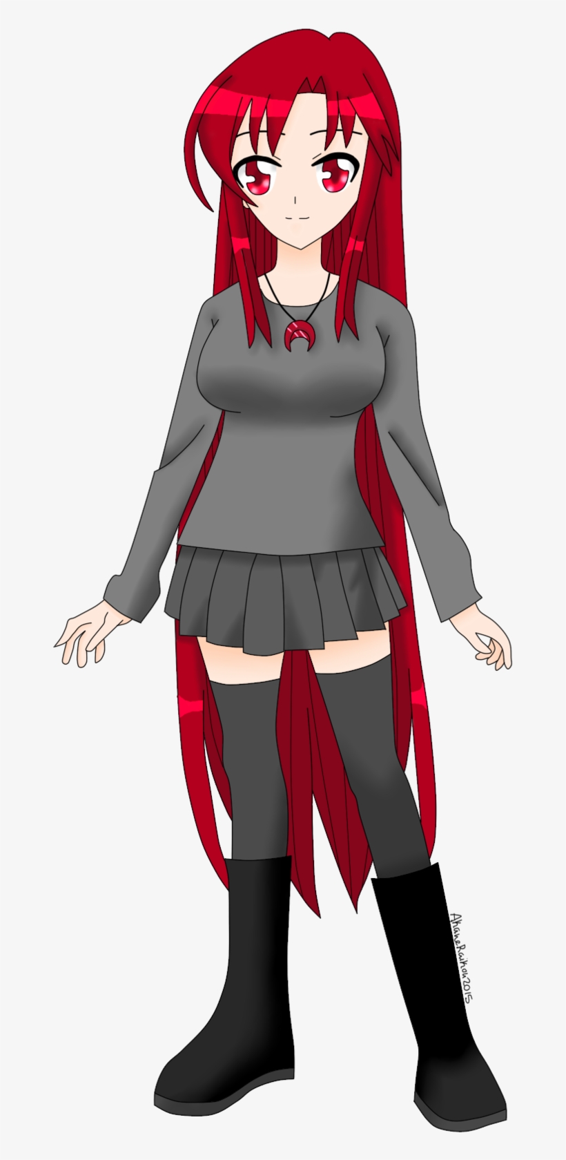 Akane Raikou - Casual Clothes - Cartoon, transparent png download