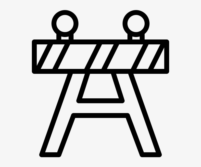Traffic Barrier Clipart Image Svg, transparent png download