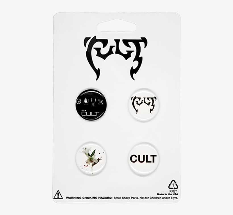 The Cult Pin Set - Cult Merchandise, transparent png download