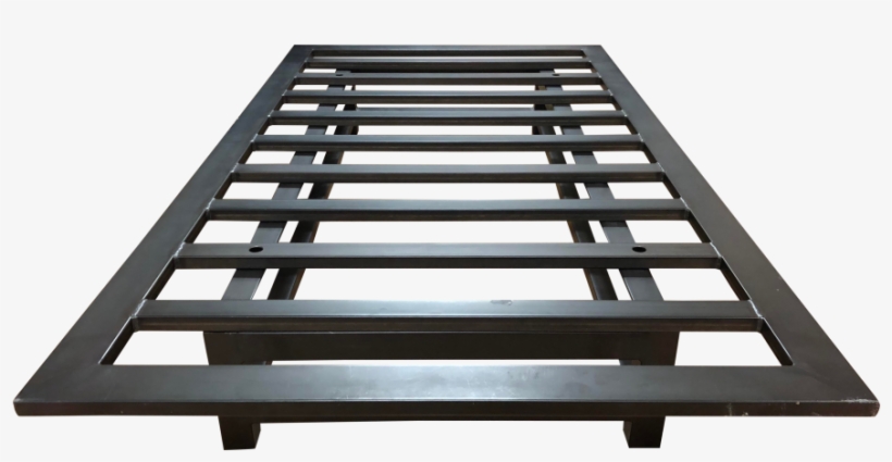 Bed Frame Wood Around Metal Bed Frame Intellibase Slat - Bed Frame, transparent png download