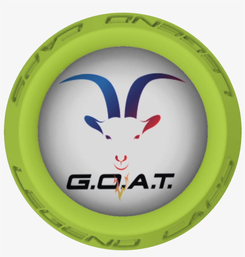 Goat Color Lacrosse Stick Lime End Cap - Goat, transparent png download
