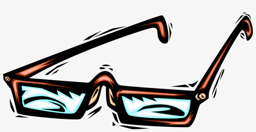 Vector Illustration Of Optical Prescription Reading, transparent png download