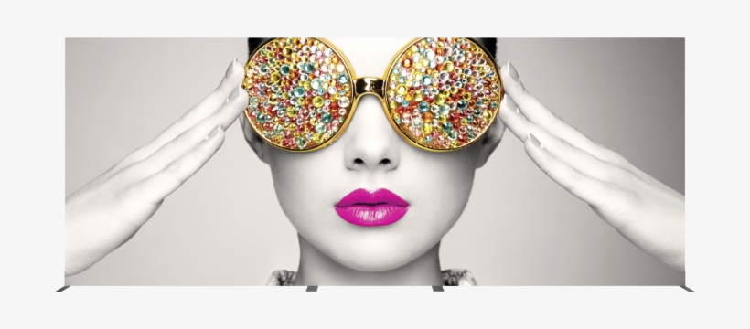 Vector Frame Rectangle 07 Fabric Banner Display - Fashion Eyewear, transparent png download