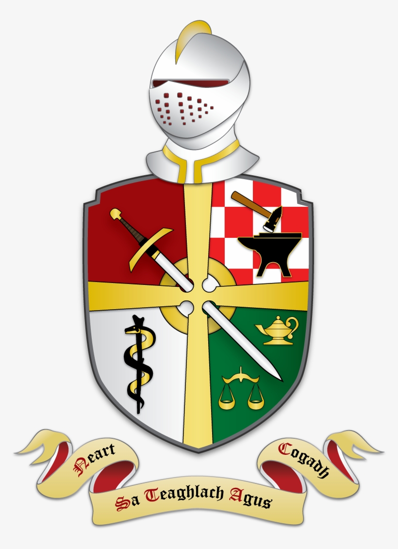 Blazon - Quarterly - 1st - Sanguine - 2nd - Chequy - Crest, transparent png download