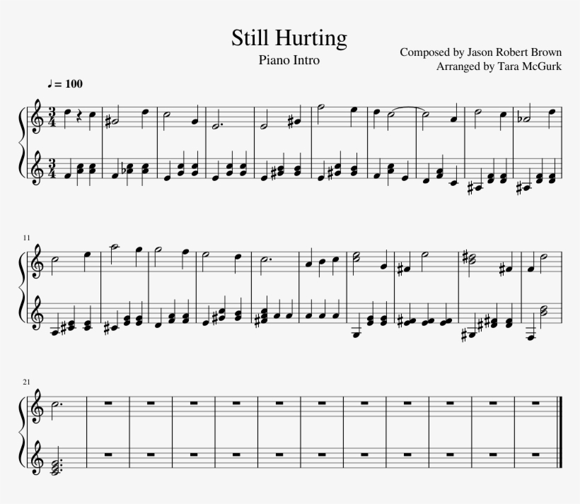 Still Hurting - Edelweiss Sheet Music Clarinet, transparent png download