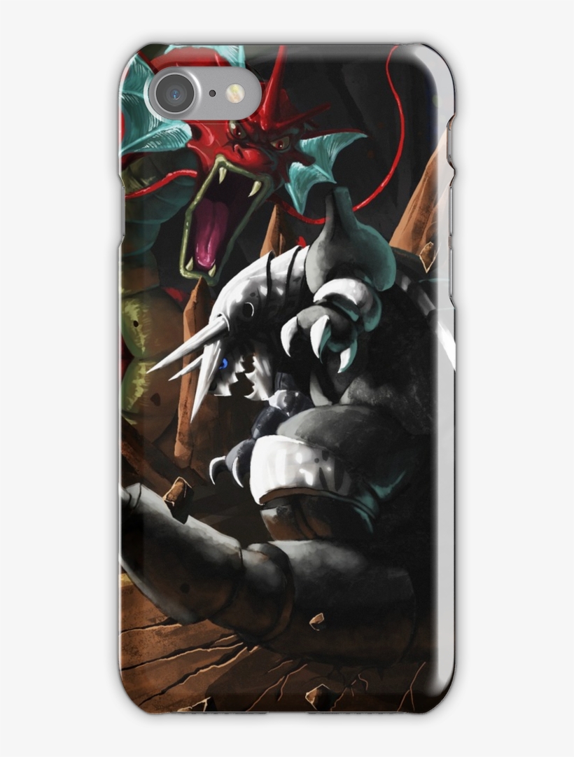 Aggron Vs Gyarados Iphone 7 Snap Case - Pokémon, transparent png download