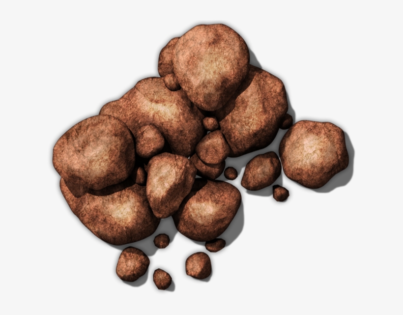 203618 Qecy Boulder Pile 1 - Russet Burbank Potato, transparent png download