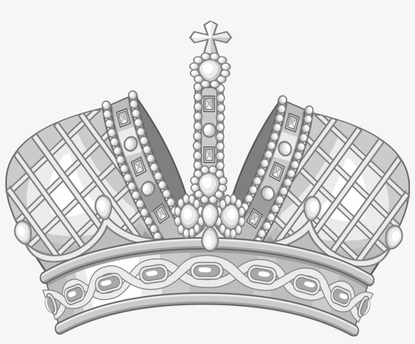 Heraldic Crown Of The Empress Of Russia - Illustration, transparent png download