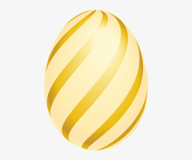 Free Png Easter Golden Striped Eggpicture Png Images - Circle, transparent png download