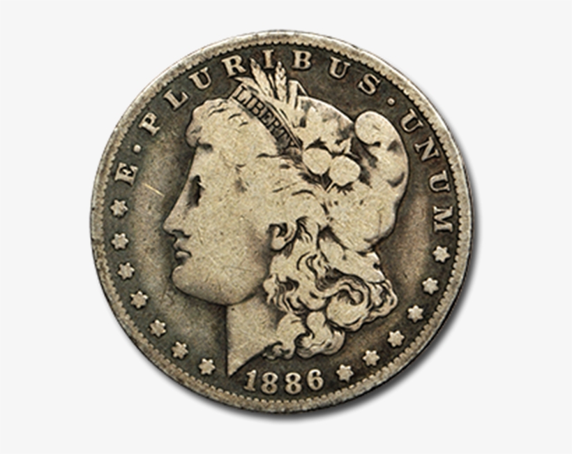 Picture Of Morgan Silver Dollar 1878 1904 - 1897 Silver Dollar, transparent png download
