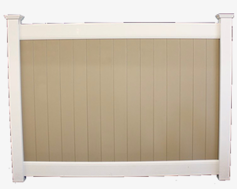 Most Common Is A Solid Privacy Vinyl Fence With Colored - Hardwood, transparent png download