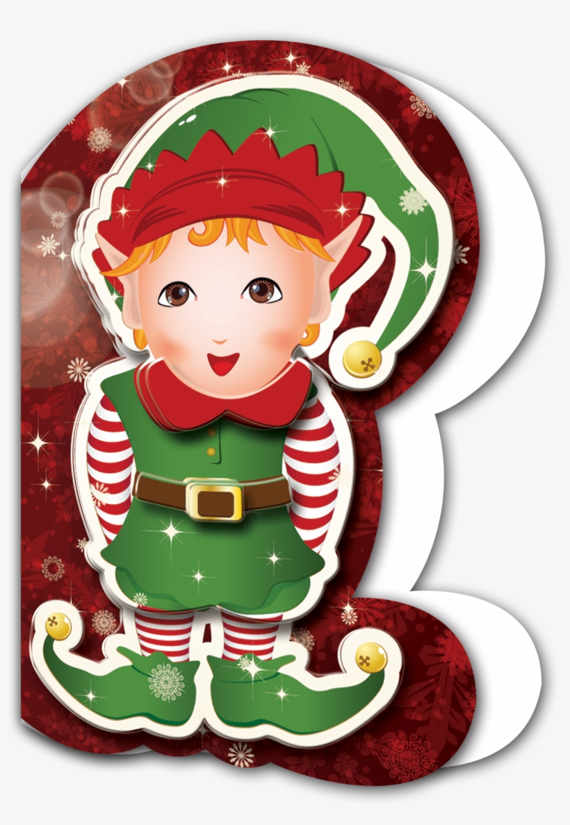 Christmas Elf - Series - Illustration, transparent png download