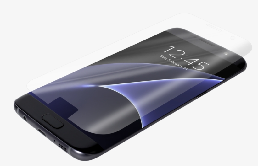 Samsung S7 Edge Glass Protector, transparent png download