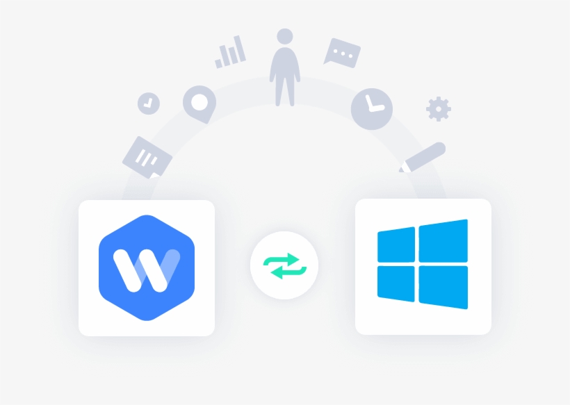Microsoft Sync - Circle, transparent png download