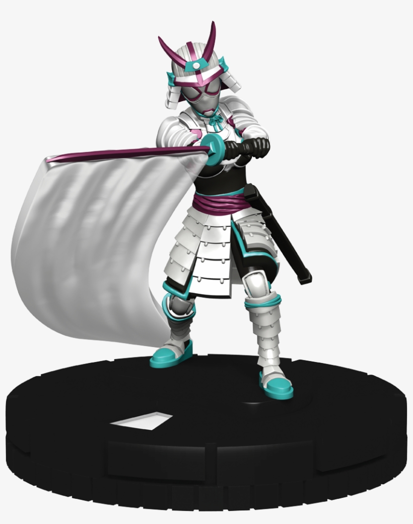 Mv Pp17 005 Samuraispider Gwen Hiresrender - Samurai Spider Gwen Heroclix, transparent png download