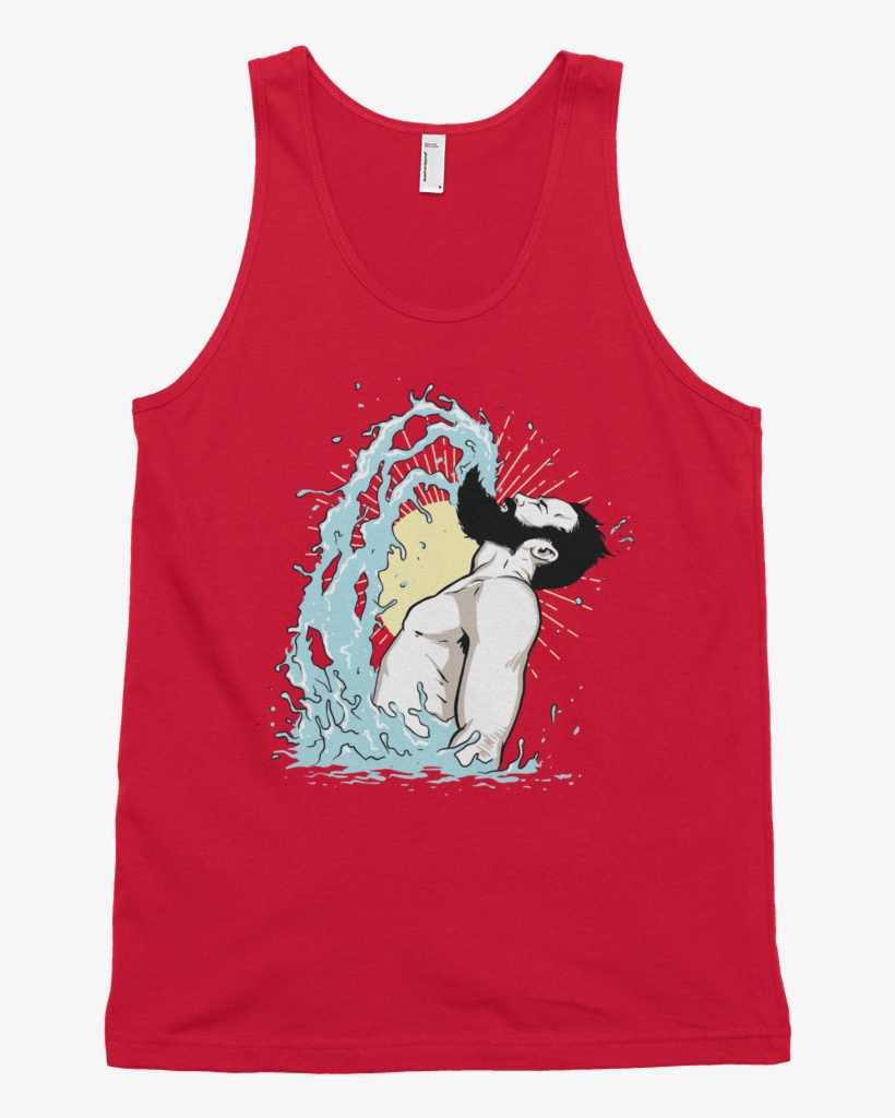 Beard Flip Tank Top Swish Embassy - T-shirt, transparent png download