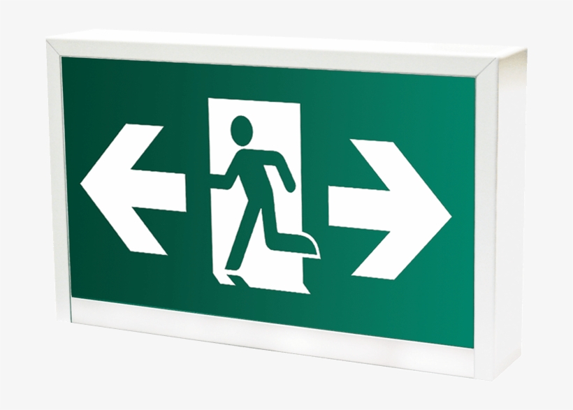 Running Man Led W/90 Min Battery Backup - Emergency Exit, transparent png download