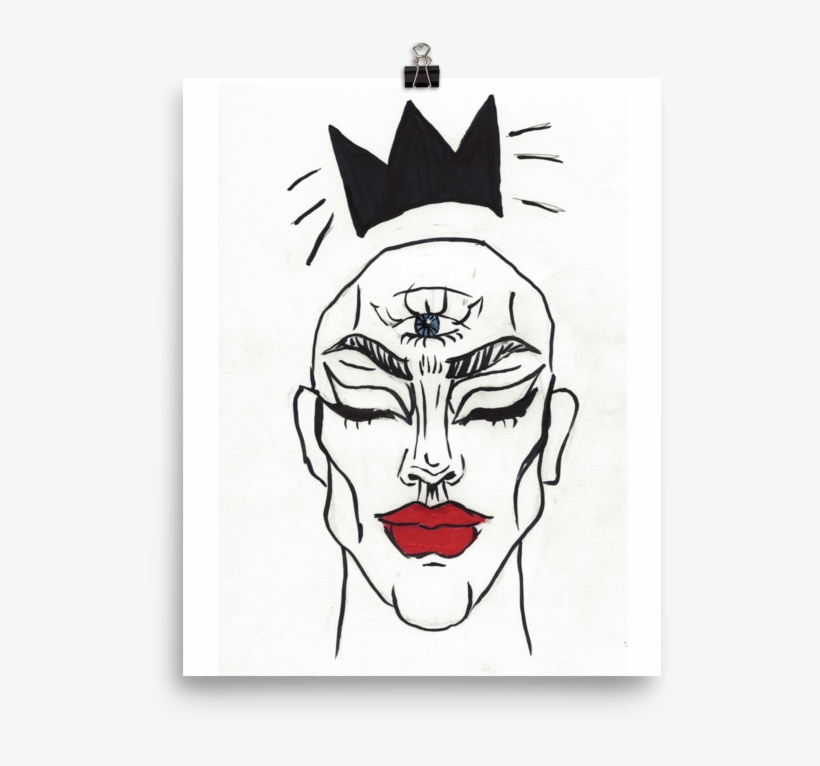 ” Love Me With A Crown” Poster Charlie Jack Art - Art, transparent png download