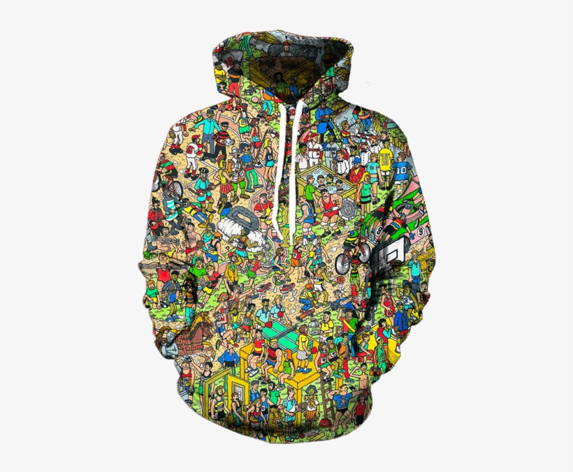 Where's Waldo Hoodie - Pepe Frog Jacket, transparent png download