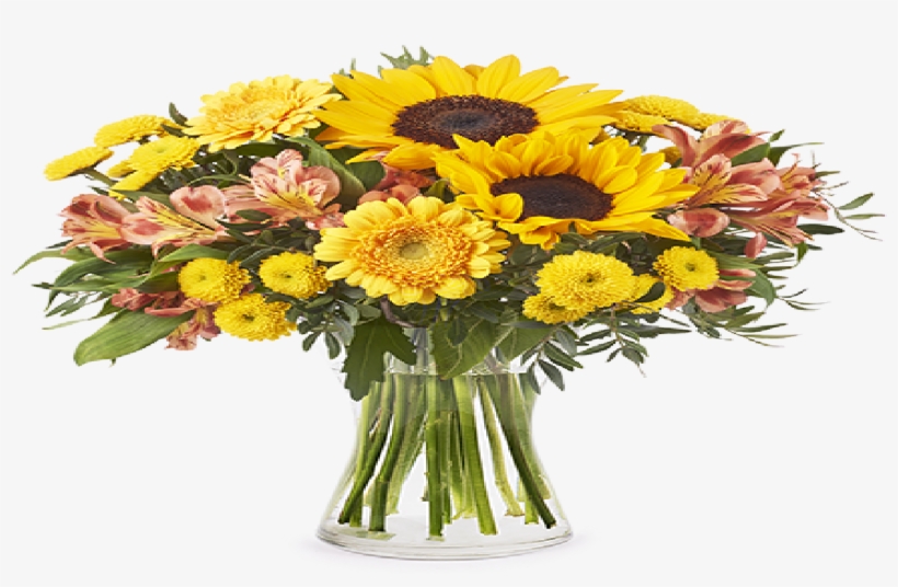 Sunflowers In Mason Jar, transparent png download