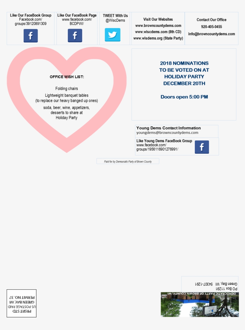 Party Officer Nominations - Heart, transparent png download