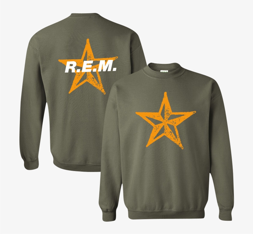 Star Throwback Crewneck Sweatshirt - Sweater, transparent png download
