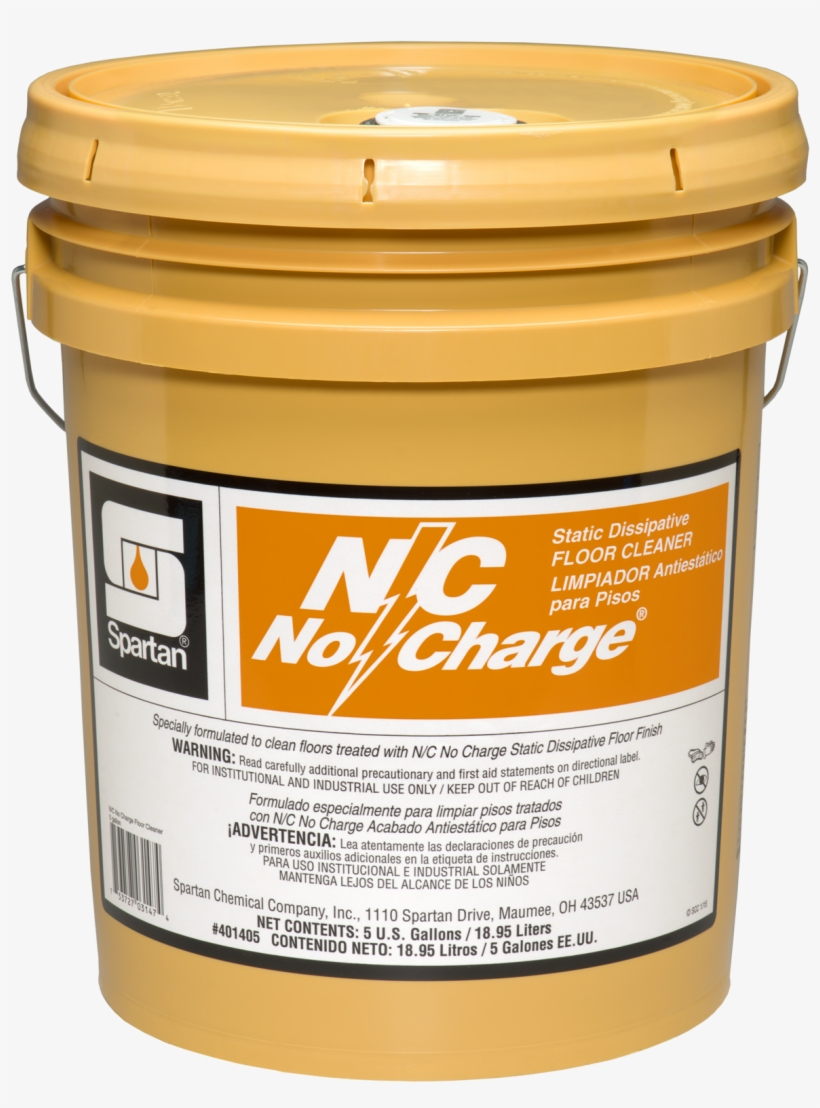 401405 No Charge Static Dissipative Floor Cleaner - Floor, transparent png download