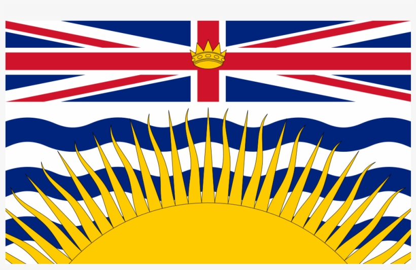 Ca Bc British Columbia Flag Icon - British Columbia Flag Cannabis, transparent png download