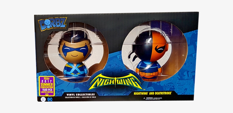 Nightwing And Deathstroke Sdcc 2017 Exclusive Dorbz - Action Figure, transparent png download
