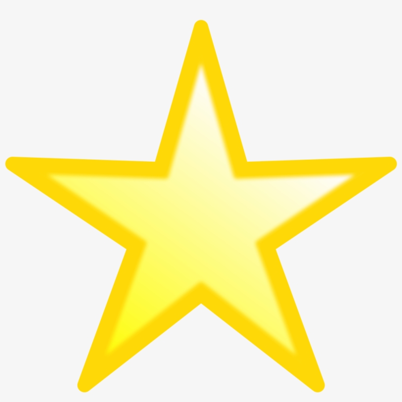 File - Star Max-b - Svg - Yellow Star, transparent png download