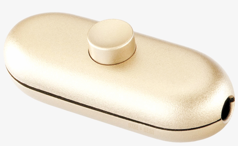 Gold Button Inline Cable Lamp Switch - Joystick, transparent png download